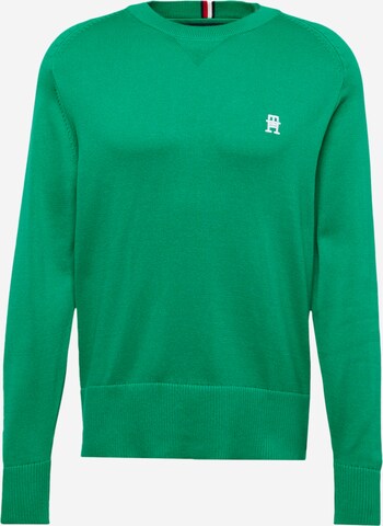 TOMMY HILFIGER Sweater in Green: front