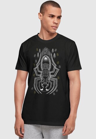 ABSOLUTE CULT Shirt 'Harry Potter - Aragog Line Art' in Zwart: voorkant