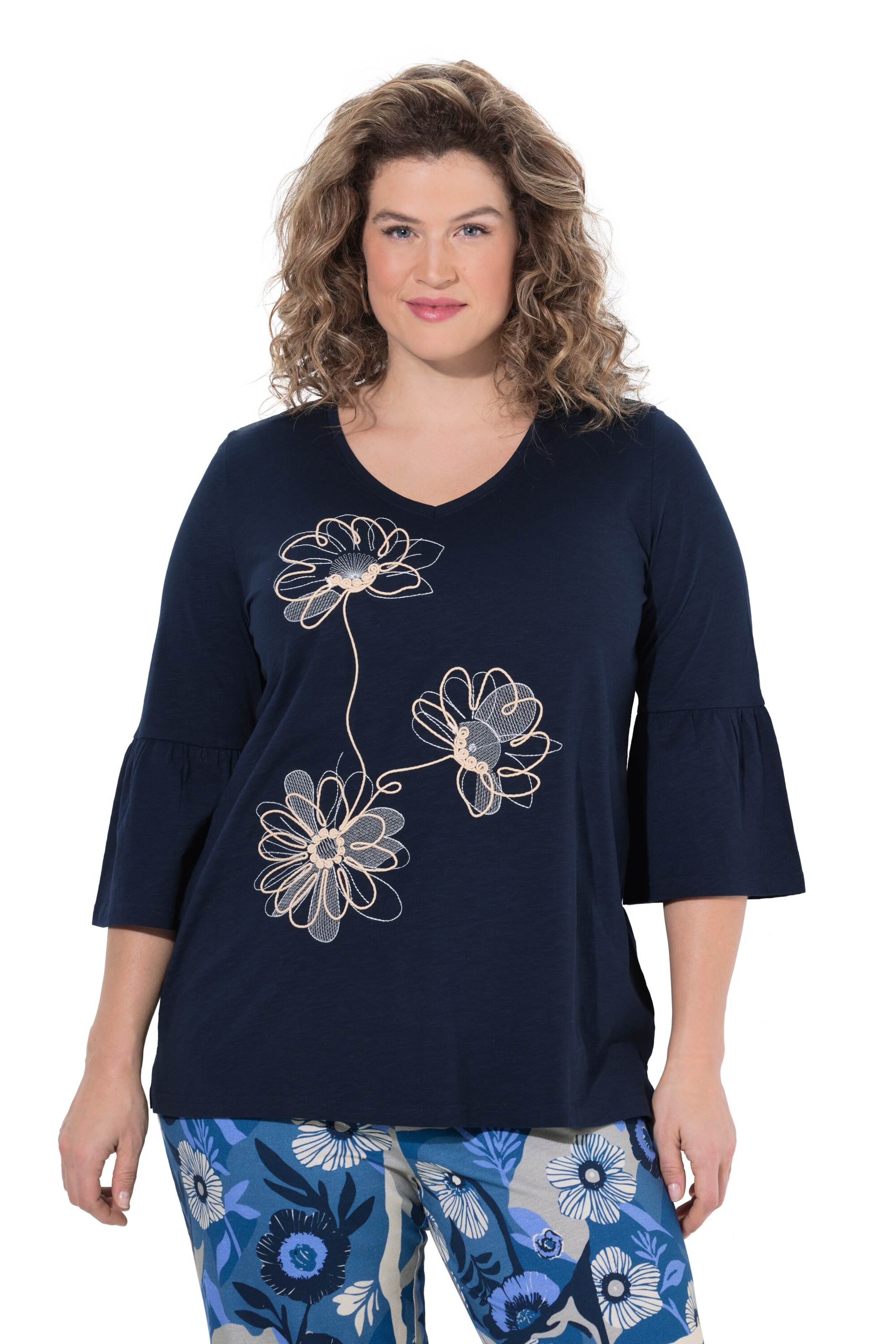 Ulla Popken Shirt in Blue: front