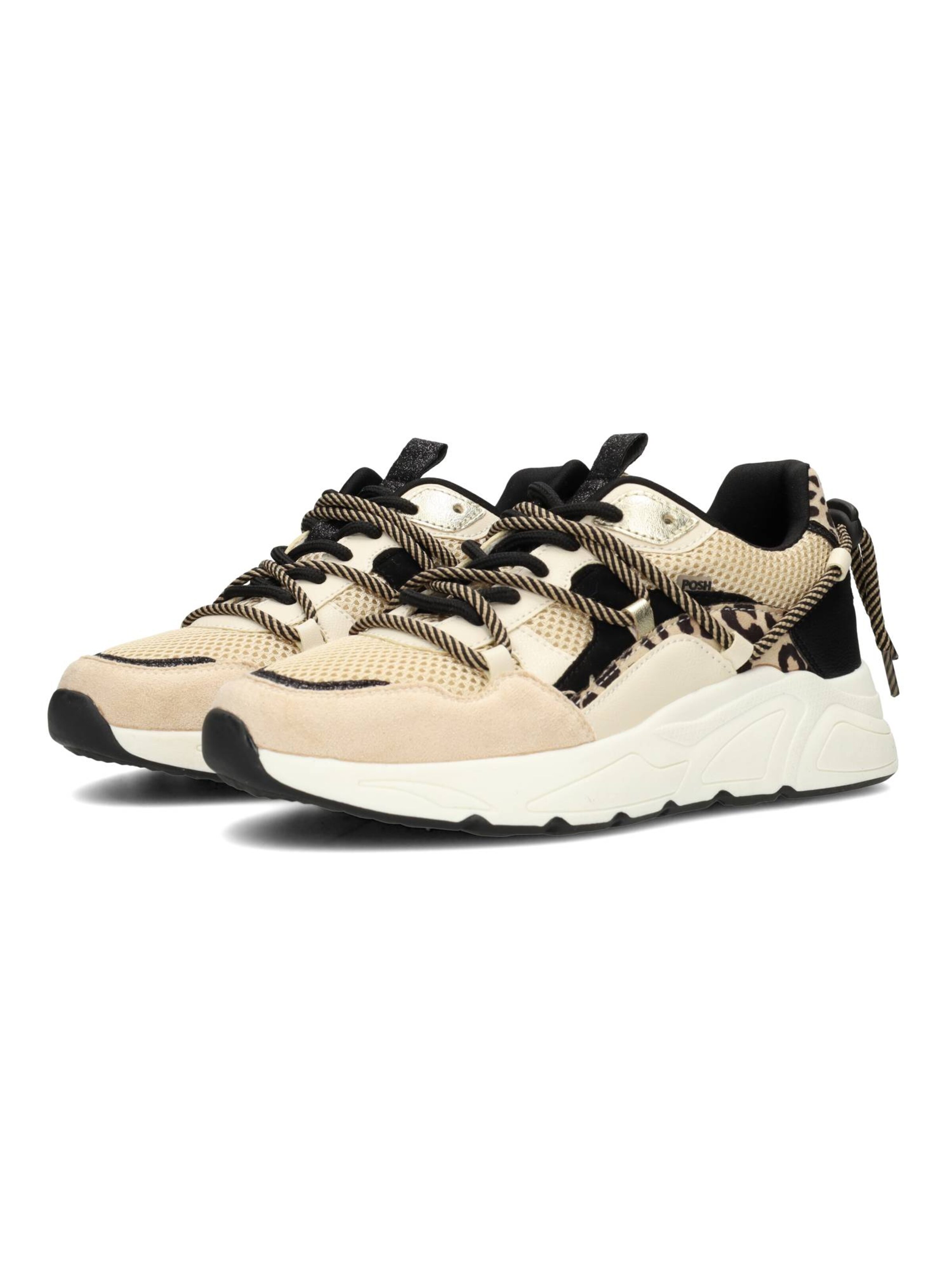 POSH by Poelman Sneakers laag 'CARI' in Beige