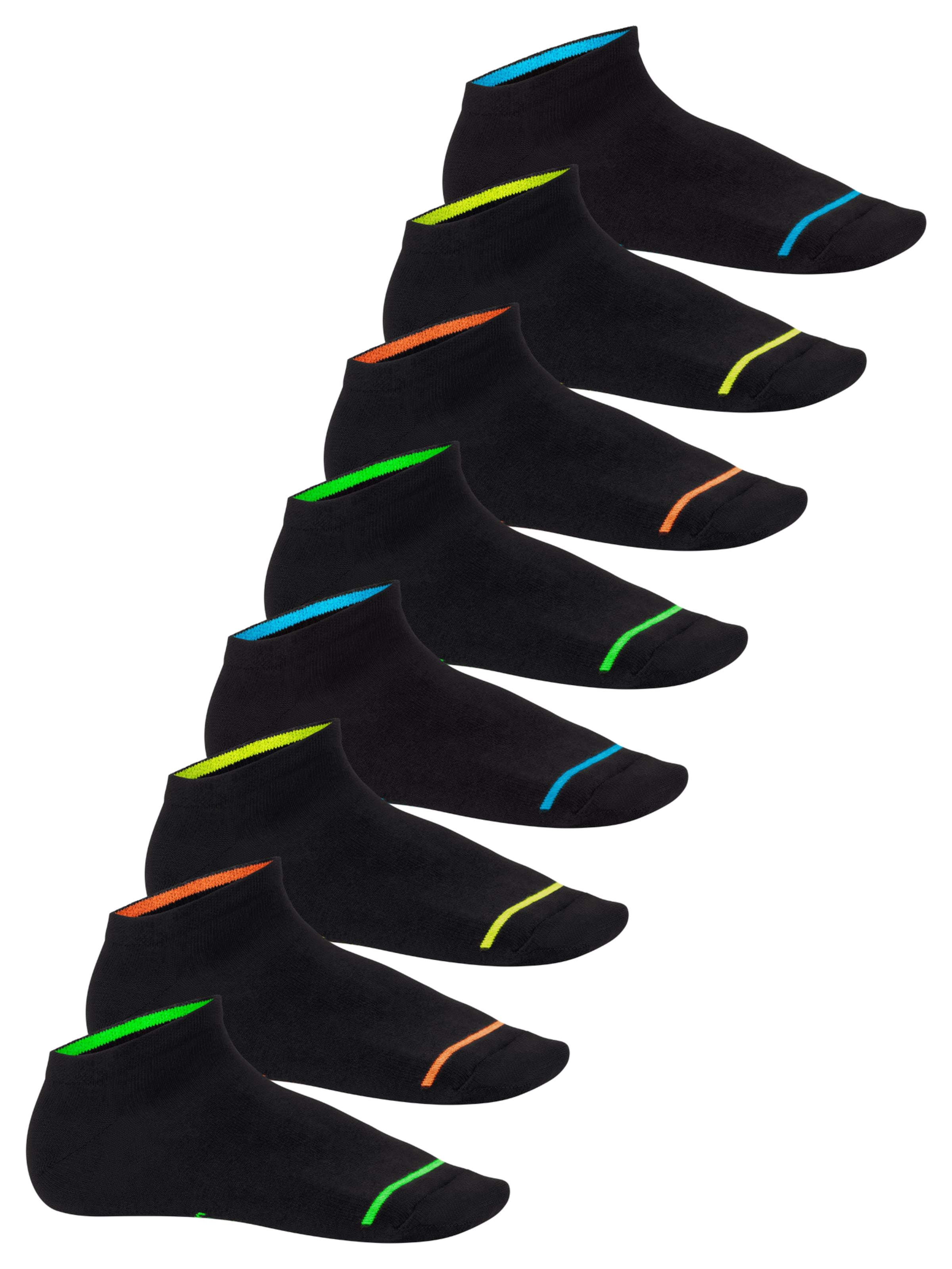 footstar Ankle Socks 'Neon' in Green: front