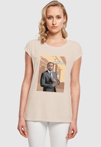 Merchcode T-Shirt 'Grand Denver' in Beige: Vorderseite
