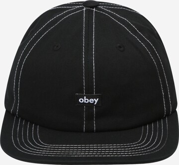 Obey Cap 'Mac' in Schwarz: predná strana