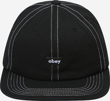 Șapcă 'Mac' de la Obey pe negru: față