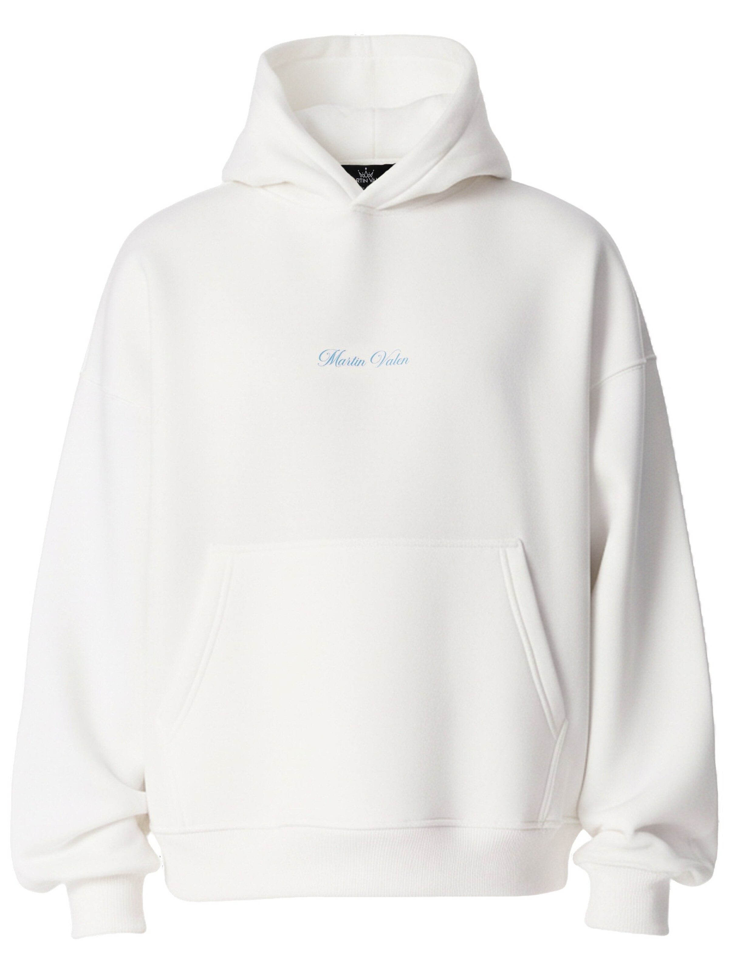 Sweat-shirt MARTIN VALEN en blanc : devant