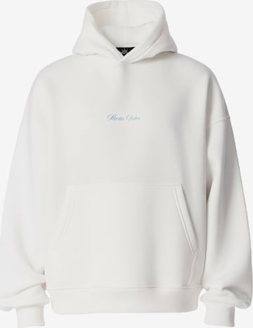 Sweat-shirt MARTIN VALEN en blanc : devant