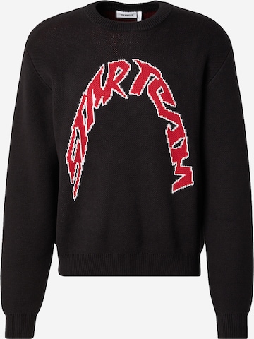 WEEKDAY Свитер 'Emilio' в Черный: спереди