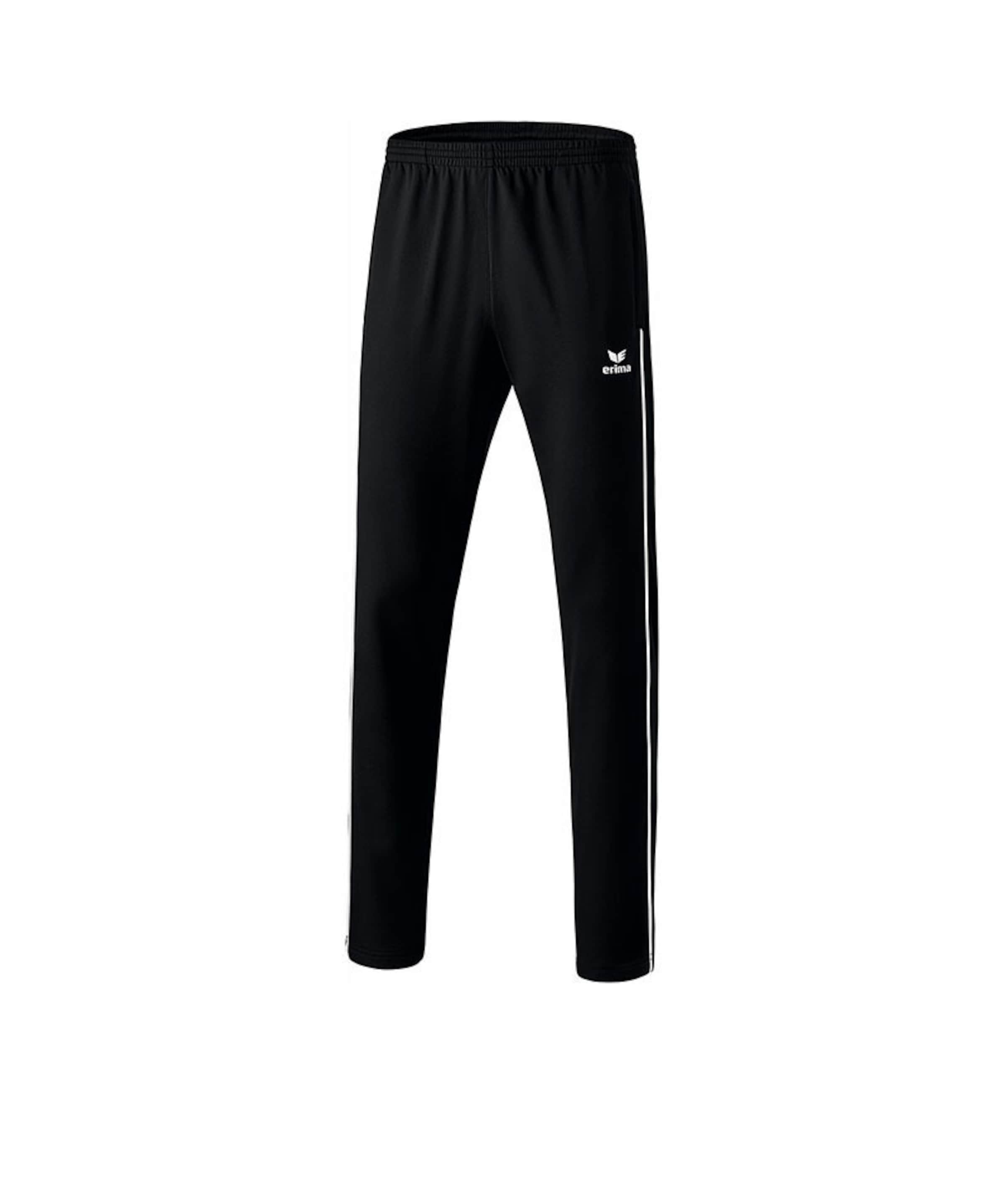 ERIMA Regular Workout Pants in Black: front