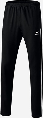 ERIMA Regular Workout Pants in Black: front