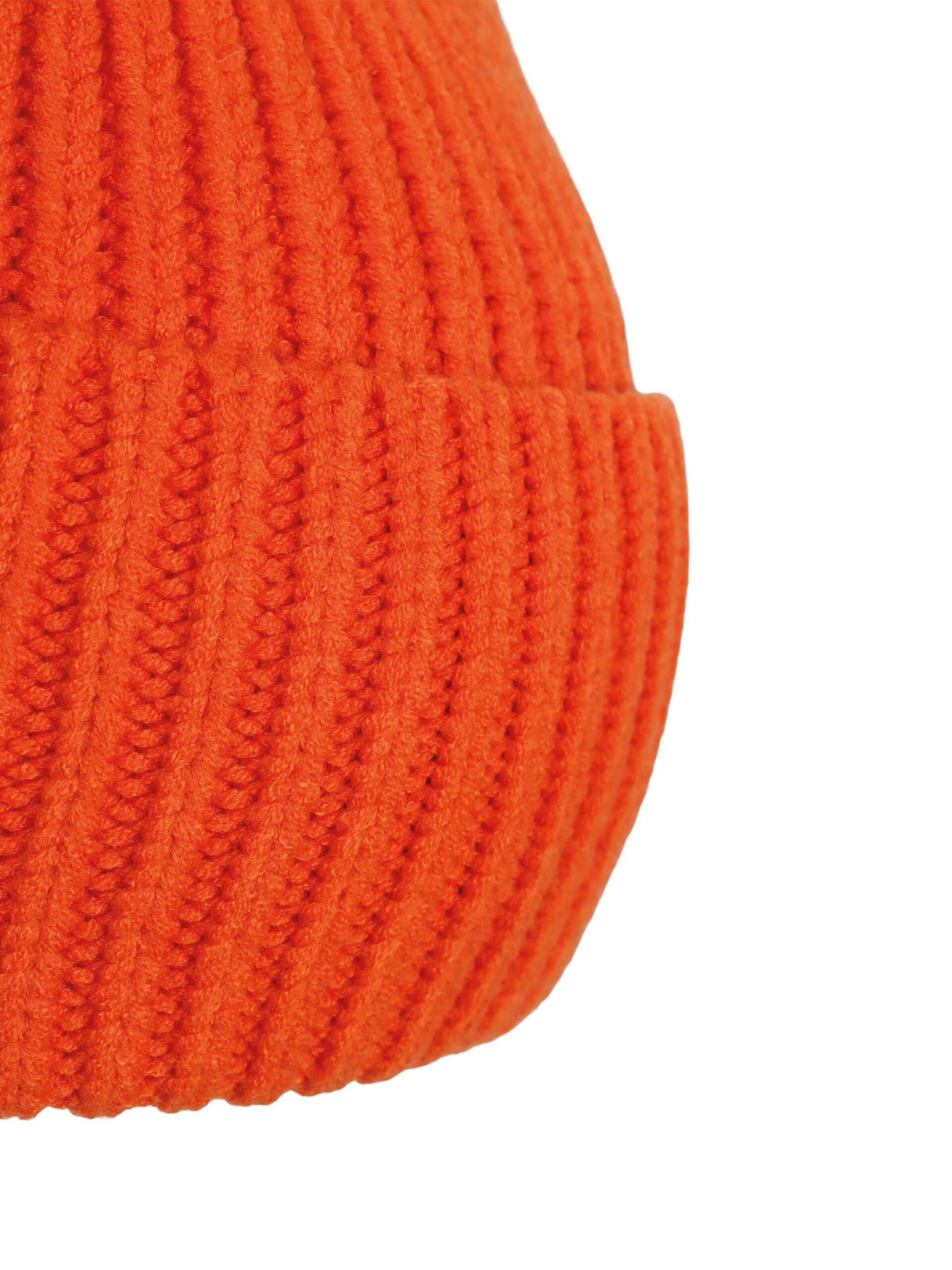 SAMAYA Strickmütze 'Ella' in Orange