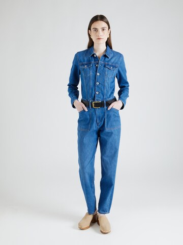 Pepe Jeans - Jumpsuit 'Hunter' en azul: frente