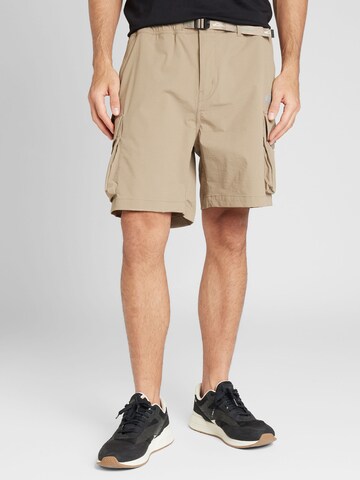 QUIKSILVER Loosefit Sportbroek 'RUN ASHORE' in Beige: voorkant