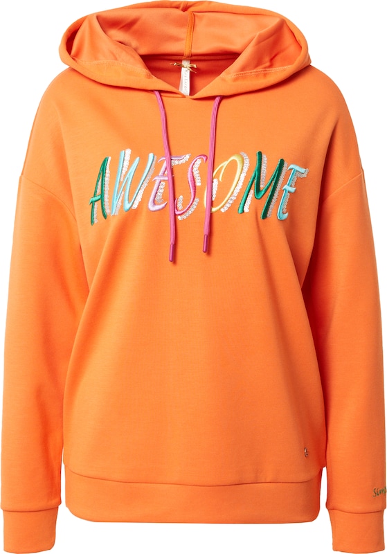 Key Largo Sweatshirt 'AWESOME' in Orange