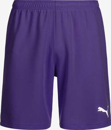 PUMA Regular Workout Pants 'TeamRise' in Purple: front