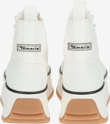 Sneaker alta di TAMARIS in bianco