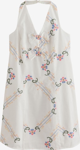 Next - Vestido en blanco: frente