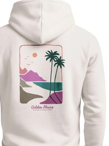 Neverless Sweatshirt 'Golden Hours' in Beige