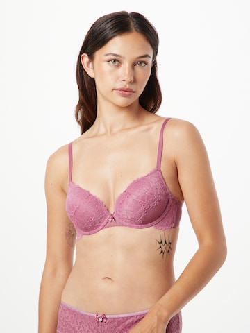 Hunkemöller Push-up BH 'Bliss' in Lila: voorkant