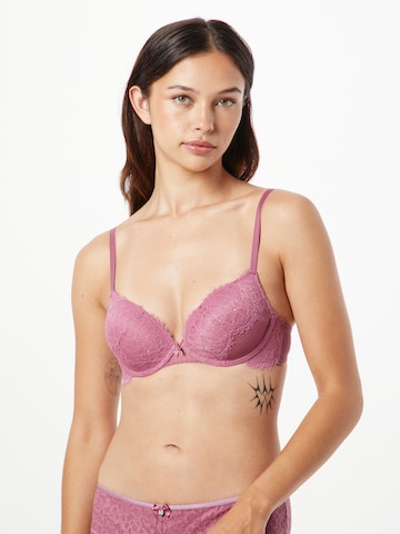 Hunkemöller Push-up Podprsenka 'Bliss' - fialová: predná strana