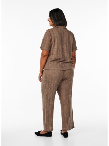 Regular Pantalon 'VJady' Zizzi en marron