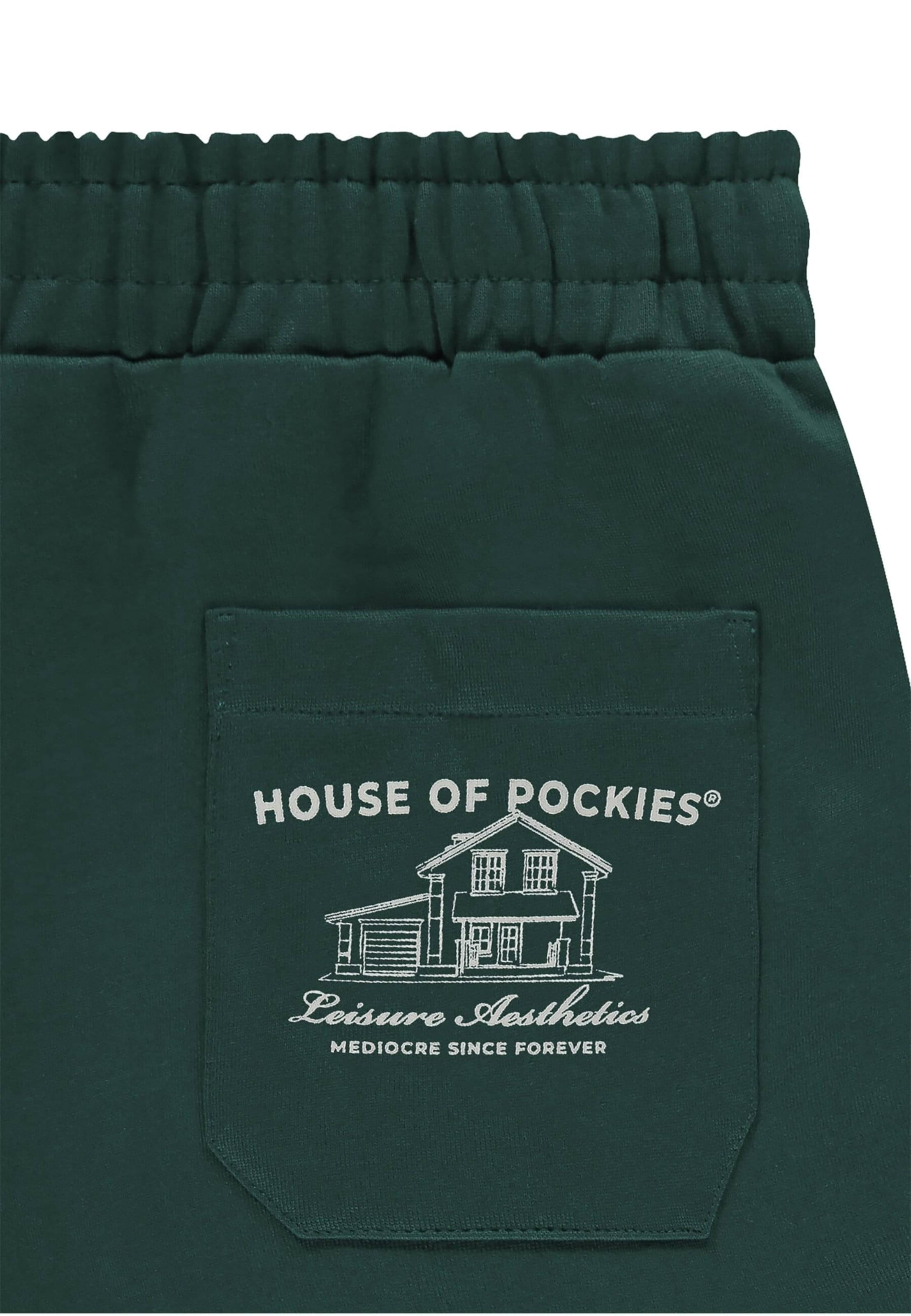 Pockies Loosefit Nadrág 'H.O.P.' - zöld
