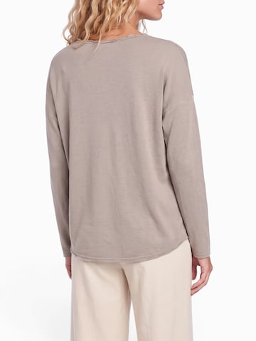 Zwillingsherz Sweatshirt 'Positive Mind' in Grijs