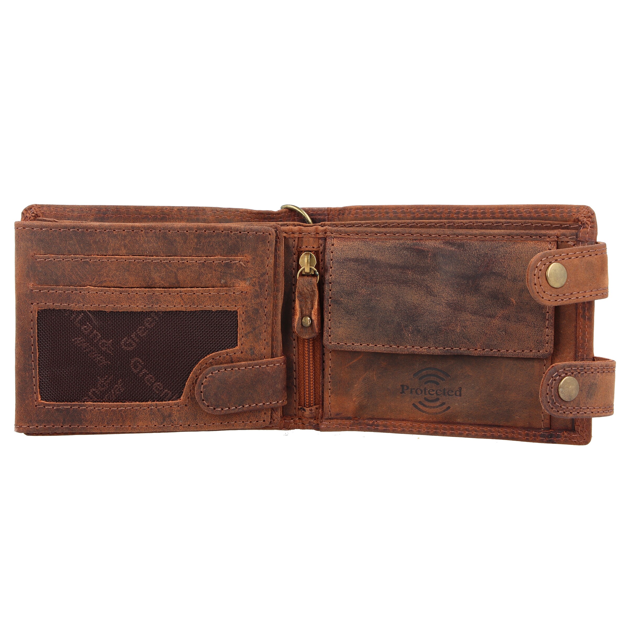 Portamonete 'Montenegro' di Greenland Nature in marrone