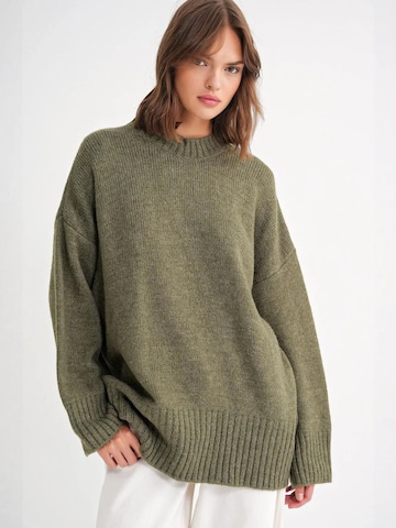 Pullover 'Pullover' di MixRay in verde: frontale