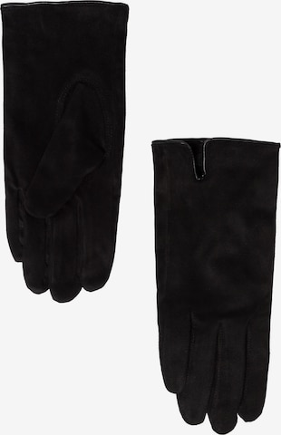 zero Full Finger Gloves in Black: front