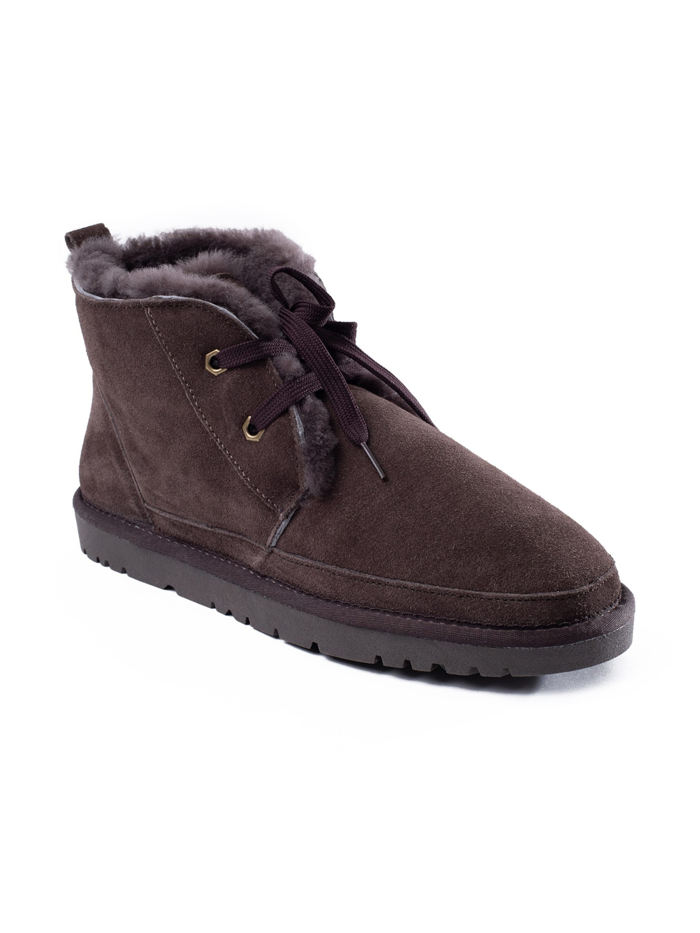 Bocanci cu șireturi 'Condor' de la Gooce pe maro