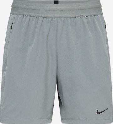 NIKE Regular Workout Pants 'FLEX REP 4.0' in Grey: front