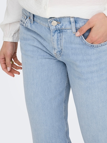 ONLY Široký strih Džínsy 'ONLBRENDA' - Modrá