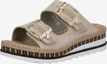 Zoccoletto 'V7955' di Rieker in beige: frontale