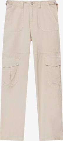 Pull&Bear Regular Cargo trousers in Pink: front