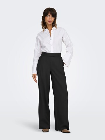 Wide leg Pantaloni cutați 'ONLLinda' de la ONLY pe negru