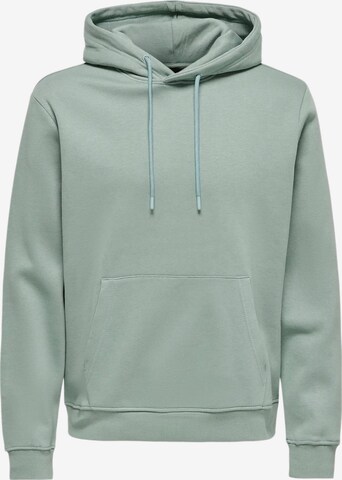 Only & Sons Sweatshirt 'Connor' in Grün: Vorderseite