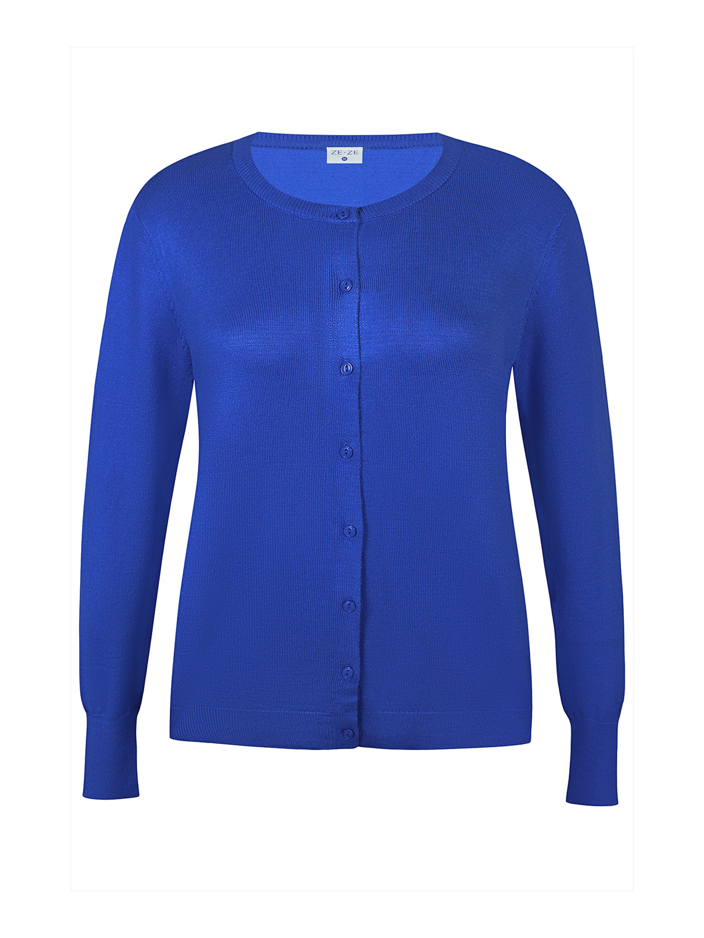 ze-ze Knit cardigan 'Norma 106' in Blue: front