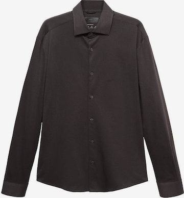 MANGO MAN Hemd 'Adana' in Braun: Vorderseite