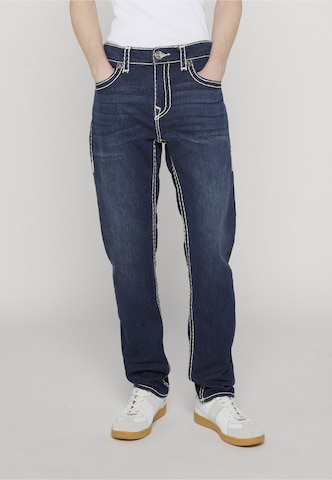 Regular Jean 'Rocco' True Religion en bleu : devant