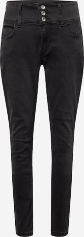 ONLY Carmakoma Skinny Jeans 'ANNA' in Zwart: voorkant