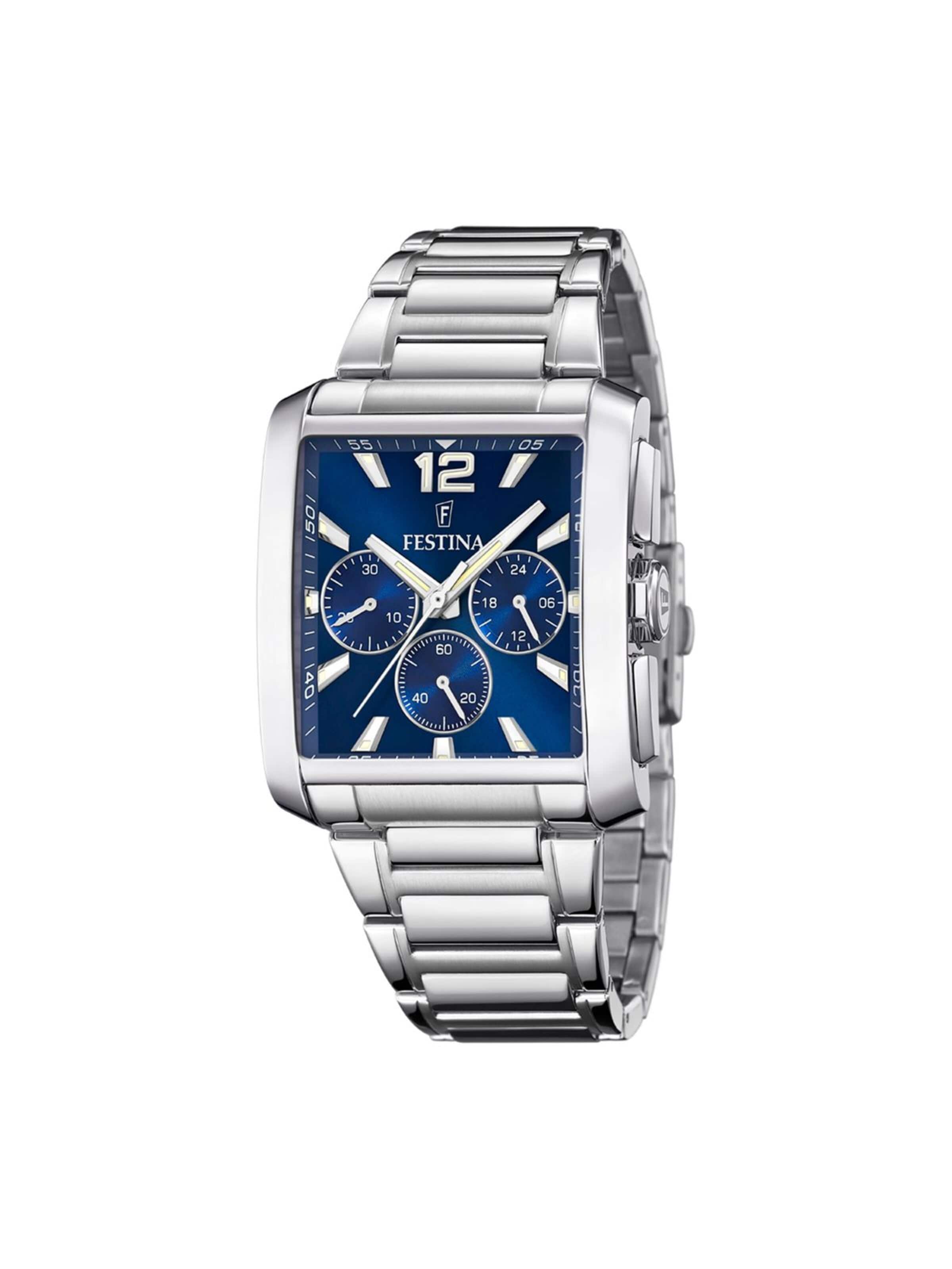 Montre à affichage analogique FESTINA en bleu : devant