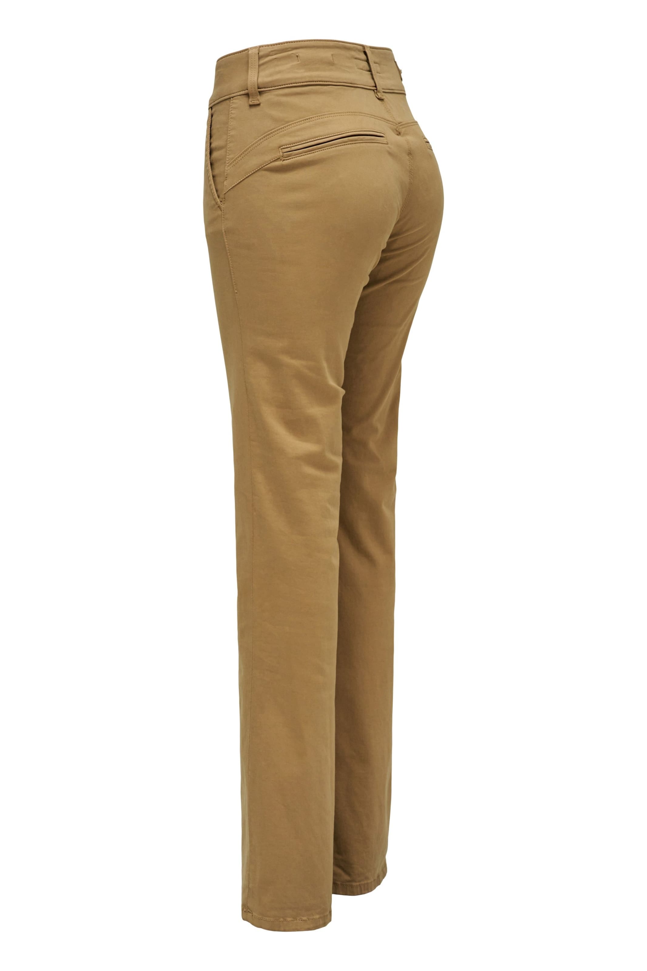 Salsa Jeans Regular Chino trousers 'Secret' in Brown