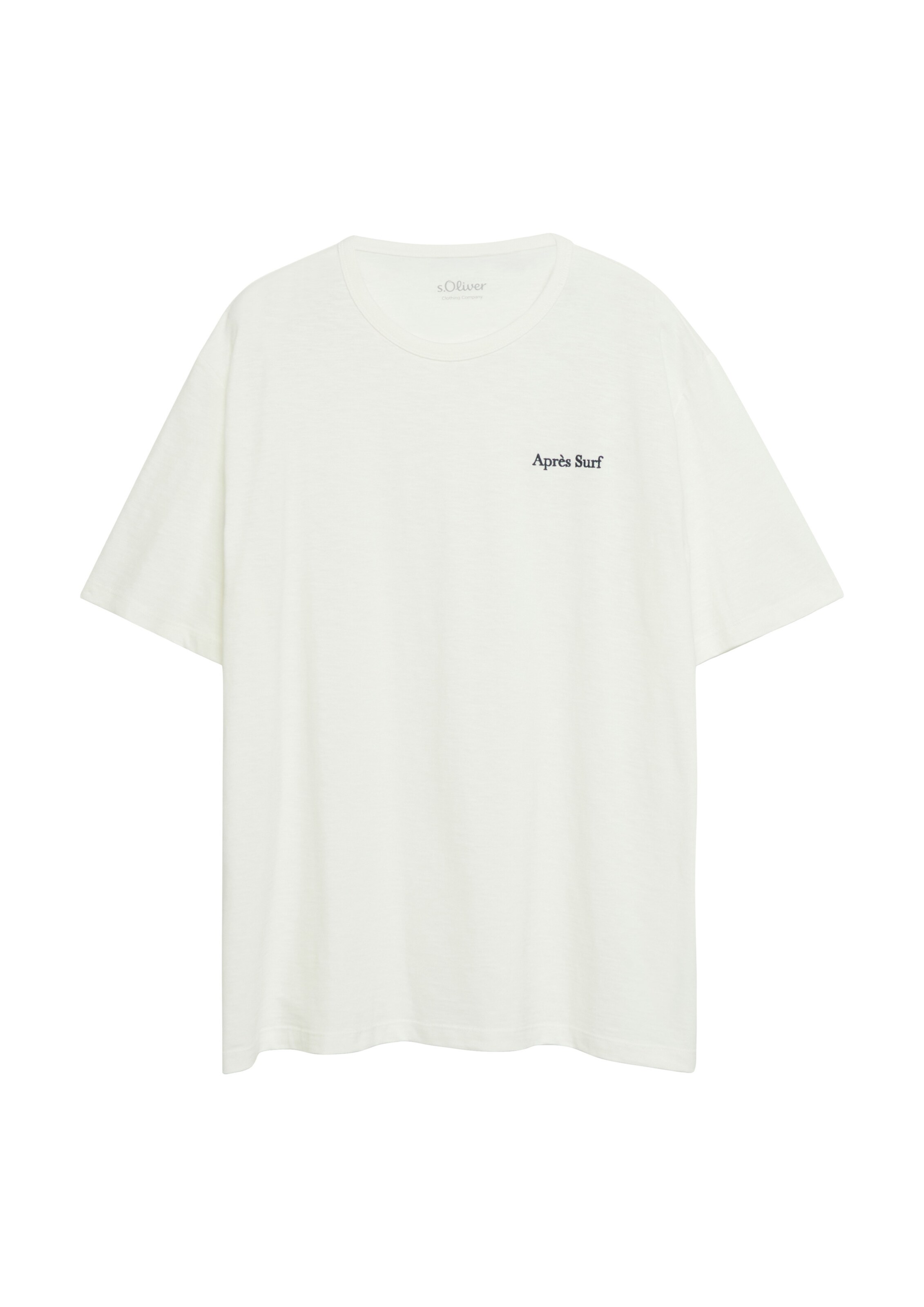 s.Oliver Men Big Sizes T-Shirt in Weiß: Vorderseite