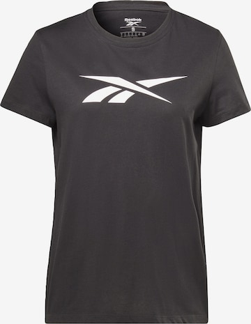 Reebok Functioneel shirt 'Vector' in Zwart: voorkant