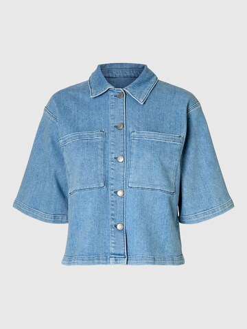 SELECTED FEMME Blouse in Blauw: voorkant