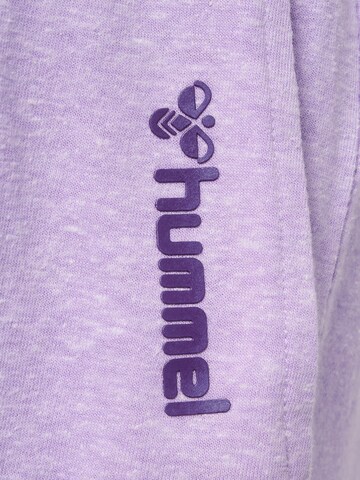 Hummel Regular Workout Pants in Purple