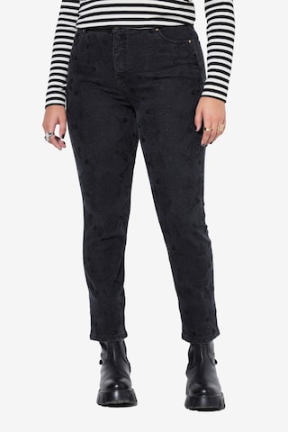 Studio Untold Bootcut Jeans in Schwarz: Vorderseite