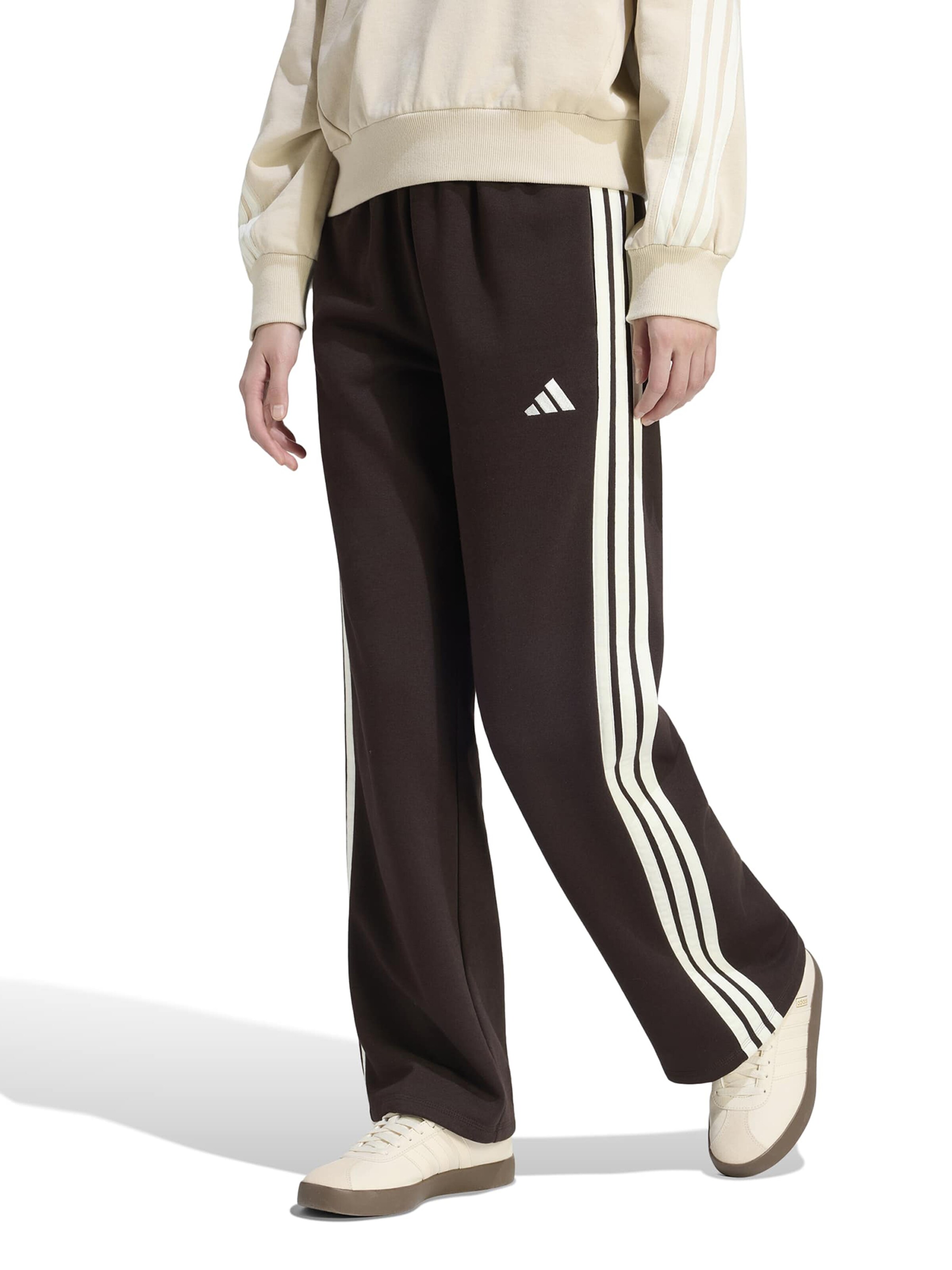 ADIDAS SPORTSWEAR Bő szár Sportnadrágok - fekete: elől