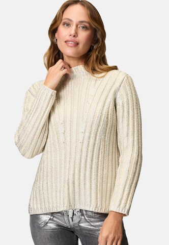 zero Pullover in Beige: Vorderseite