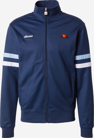 ELLESSE Zip-Up Hoodie 'Roma Track Top' in Blue: front